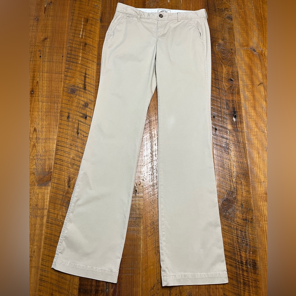 Old Navy Perfect Boot Cut Favorite Khakis Size 6 Tall